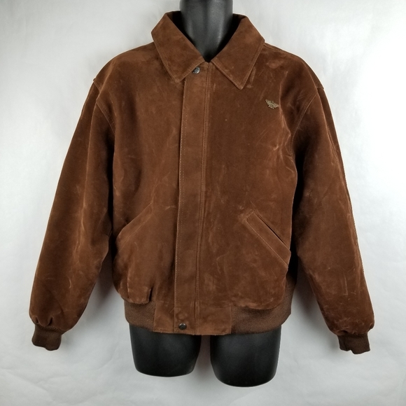 Reportage RGA Italy Leather Suede Jacket Brown - Picture 2 of 5